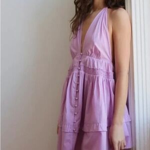 NWT Free People Sail Away Tunic Dress - Black